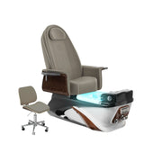 Lexor PSD Luxe Salon Pedicure Spa Chair - Claystone
