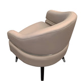 Lexor Stationary Customer Chair 2.6 - Claystone Back View