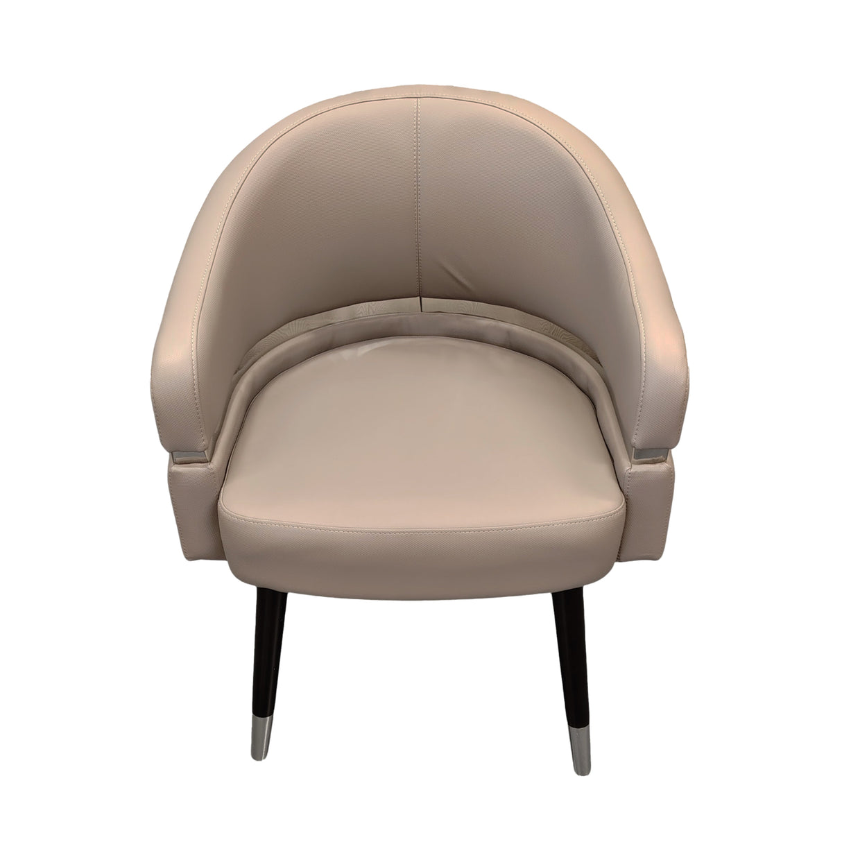 Lexor Stationary Customer Chair 2.6 - Claystone Front View