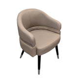 Lexor Stationary Customer Chair 2.6 - Claystone Side View
