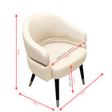 Lexor Stationary Customer Chair 2.6 Full Dimensions