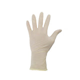 Luxe Disposable Latex Powder-Free Gloves Back of Hand Model View