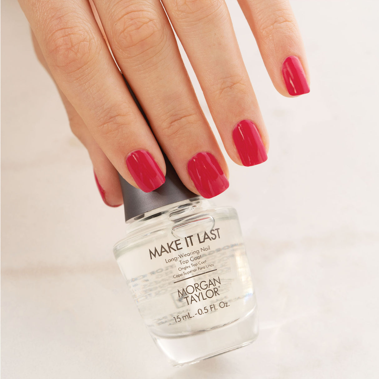 Morgan Taylor Make It last Top Coat 15ml Life Photo