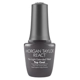 Morgan Taylor React Nail Polish Top Coat 15ml 0.5oz Bottle