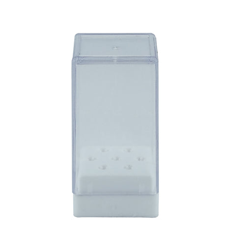 Nail Drill Bit Holder 10 Slots Closed Box Front View