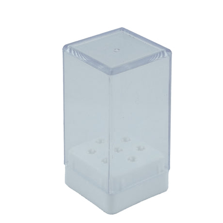Nail Drill Bit Holder 7 Slots Closed Box Side View