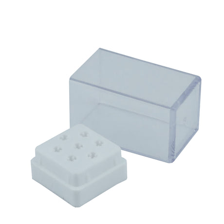 Nail Drill Bit Holder 7 Slots Opened Box View