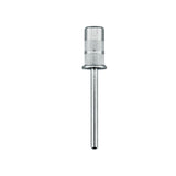 Nail Drill Bit Mandrel Silver Colour Front View