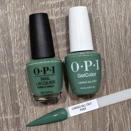 OPI Cargo All Out Gel and Polish Together and Shade Reference