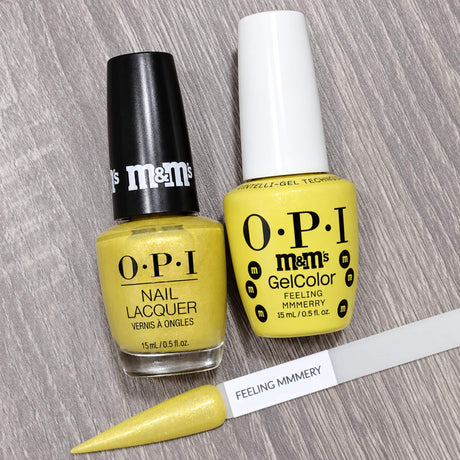 OPI Feeling Mmmerry Gel and Polish Together and Shade Reference