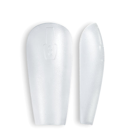 OPI GELevate Soft Gel Tips - Medium Coffin Clear Tips Close Up View