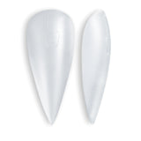 OPI GELevate Soft Gel Tips - Medium Stiletto Clear Tip Close Up View