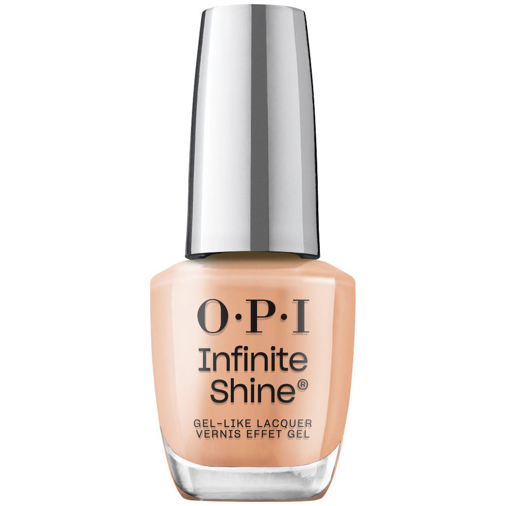 OPI Infinite Shine Gel-Like Polish Bottle | Over-slay your Welcome (IS L94) | Peachy Nude Sheer
