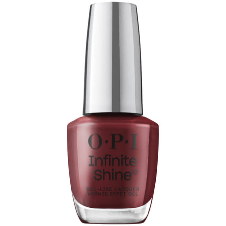 OPI Infinite Shine Gel-Like Polish Bottle | Raisin' the Bar (IS L14) | Deep Burgundy Crème