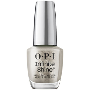 OPI Infinite Shine Gel-Like Polish Bottle | Work From Chrome (IS L107) | Metallic Silver