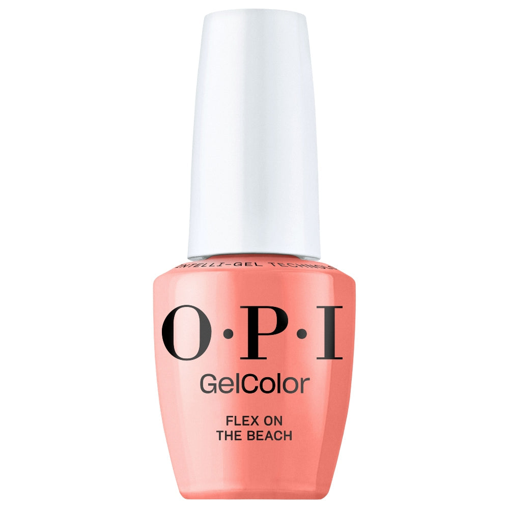 OPI Intelli-Gel Bottle | Flex on the Beach (GCT P005) | Peach Creme