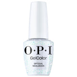 OPI Intelli-Gel Bottle | Optical Nailusion (GCT E01) | White Glitter