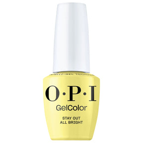 OPI Intelli-Gel Bottle | Stay Out All Bright (GCT P008) | Lime Yellow
