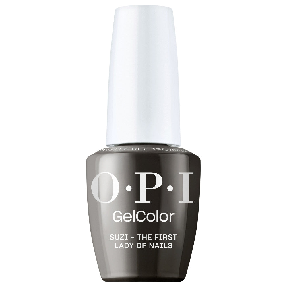 OPI Intelli-Gel Bottle | Suzi The First Lady of Nails (GCT W55) | Olive Green