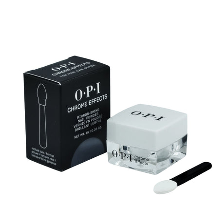 OPI Mirror Shine Chrome Powder - Tin Man Can Glaze Front View