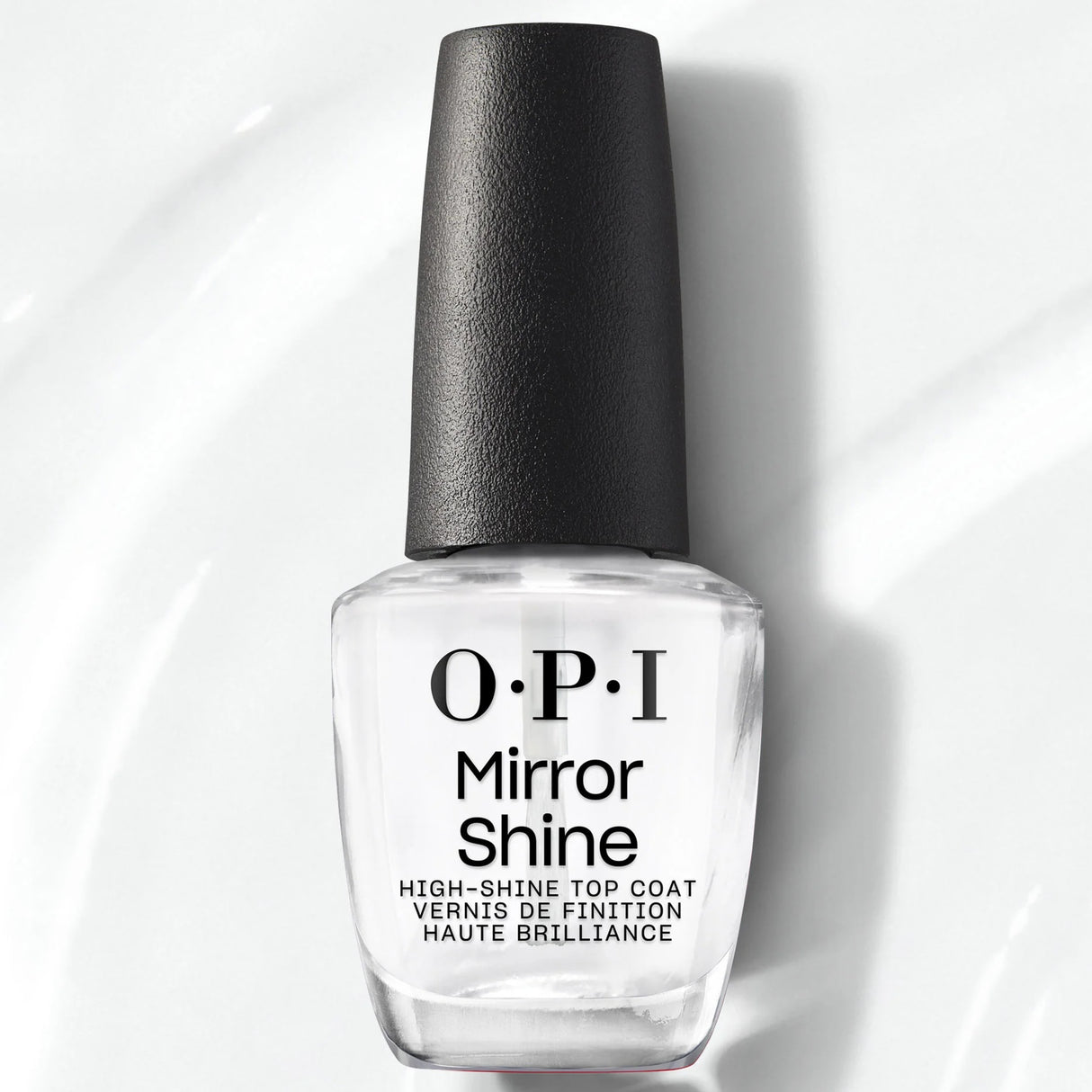 OPI Mirror Shine Top Coat (NTT37) Bottle 15ml 0.5oz Front View