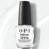 OPI Mirror Shine Top Coat (NTT37) Bottle 15ml 0.5oz Front View