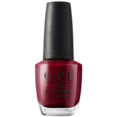 OPI Nail Polish Bottle | Bogota Blackberry (F52) | Dark Red Wine