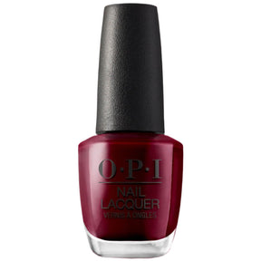 OPI Nail Polish Bottle | Malaga Wine (L87) | Shiny Red-Wine Creme