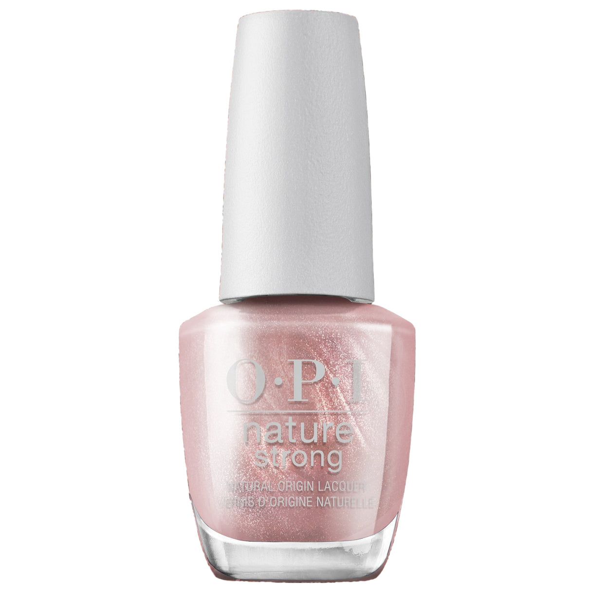 OPI Nature Strong Polish 15ml Bottle Intentions Are Rose Gold