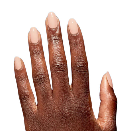 OPI Nature Strong Polish A Clay In The Life Light Nude Skin Tone Colour On Finger Nails