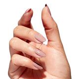 OPI Nature Strong Polish Kind Of A Twig Deal Soft Nude Colour On Finger Nails