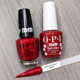 OPI Red-iculously Sweet Gel and Polish Together and Shade Reference