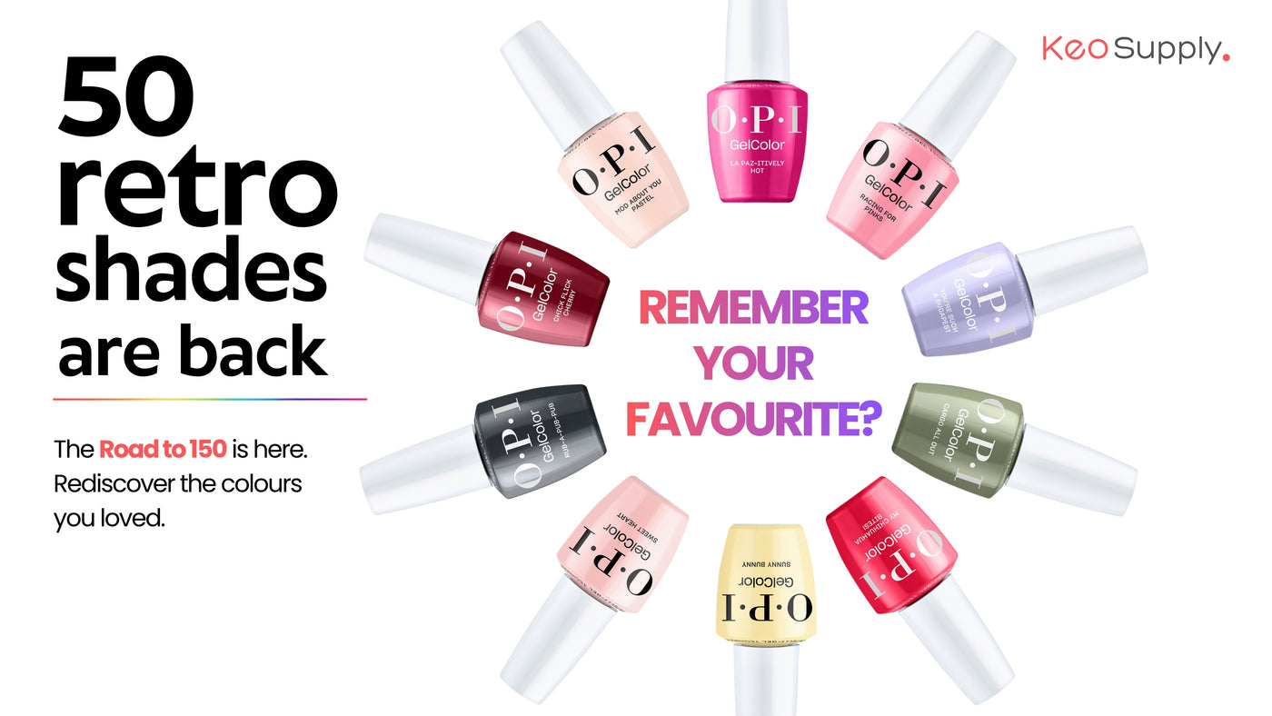 OPI Road to 150 Shopify Hero Banner - Gel Polish