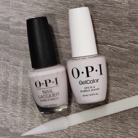 OPI'm a Bubble Bunny Gel and Polish Together and Shade Reference