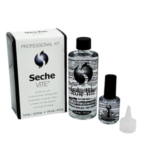 Seche Vite Top Coat Professional Refill Kit 118ml With 14ml Bottle