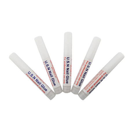 USN Adhesive Nail Tips Glue 5 Single Sticks