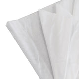 White Disposable Salon Towels 40x80cm - Biodegradable Viscose Towels Close Up View