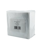 White Disposable Salon Towels 40x80cm - Biodegradable Viscose Towels Pack of 50 - Front View